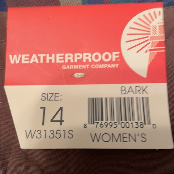 Weatherproof Garment Company Brown (Bark) Sz 14 … - Picture 4 of 5